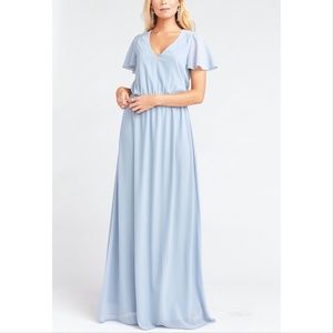 Show Me Your MuMu Michelle Flutter Maxi Dress